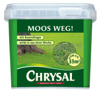 CHRYSAL Rasen-Dünger + Moos Weg 1kg