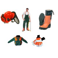 5er Schnittschutz Set Schnittschutzhose Pilotenjacke,...