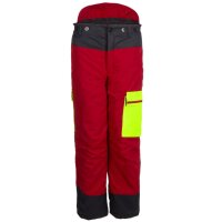 Schnittschutz - Forstschutz - Bundhose Forest Jack Red...