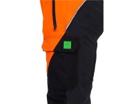 Grünholz Pro³Flex Schnittschutzhose, Schnittschutzklasse 1 (20 m/s), orange-anthrazit