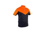 Grünholz Pro³ Funktionsshirt 2C, Kurzarm, orange-anthrazit