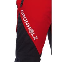 Grünholz Pro³Flex Schnittschutzhose, Schnittschutzklasse 1 (20 m/s), rot-anthrazit