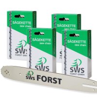 35cm SWS Forst Schwert Set mit 4 Sägeketten 3 8 52TG 1,3 mm passend Dolmar ES-152A ES152A ES-162A ES162A